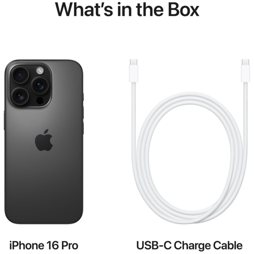 iPhone 16 Pro 128 Go | Couleur Titane noir (MYND3ZD/A)