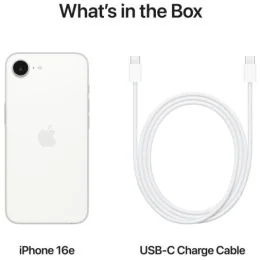 iPhone 16e 256 Go | Couleur blanc (MD1W4)
