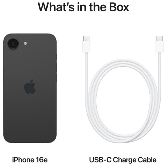 iPhone 16e 256 Go | Couleur noir (MD1T4)