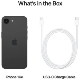  iPhone 16e 256 Go | Couleur noir (MD1T4)