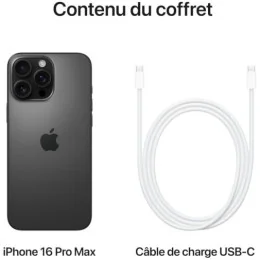  iPhone 16 Pro Max 1 To | Couleur Titane noir (MYX43ZD/A)