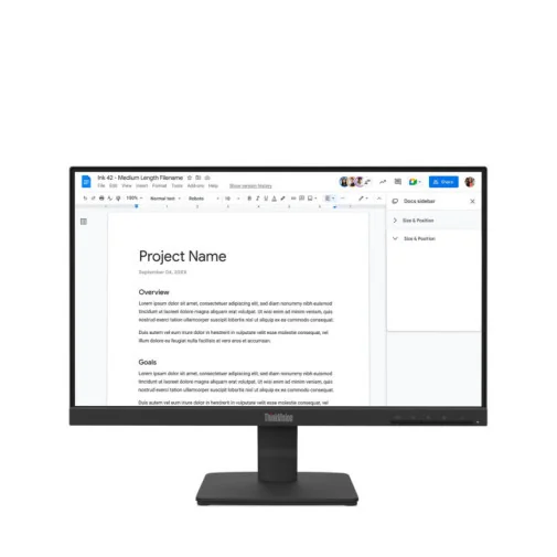 ÉCRAN PLAT 22" LENOVO THINKVISION S22-4E FULLHD (64CBKAT6EU) - Ecrans de PC - Rightech - le bon choix
