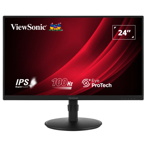 Écran 24" Full HD ViewSonic VG2408 ergonomic avec USB hub