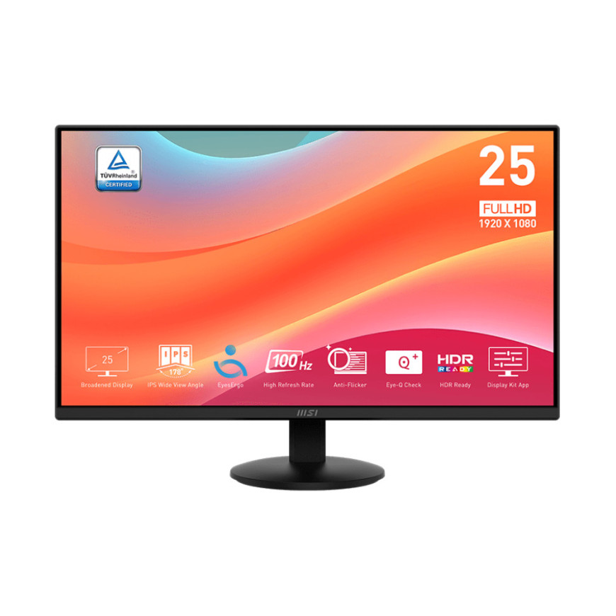Écran 25" Full HD MSI Pro MP252L (9S6-3PD7CT-012)