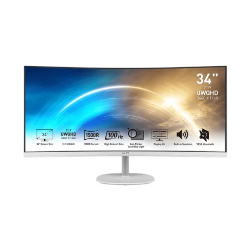 ÉCRAN 34" UWQHD MSI PRO MP341CQW - Ecrans de PC - Rightech - le bon choix