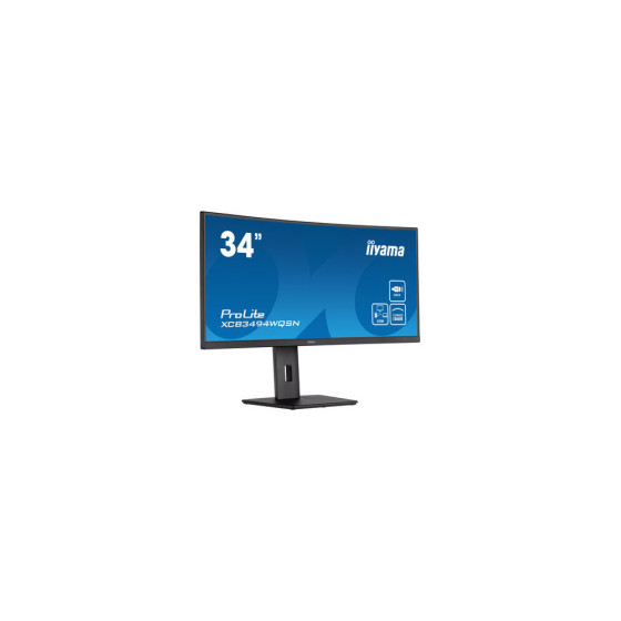 Iiyama prolite XCB3494WQSN-B5 LED display 86,4 CM (34") 3440 X 1440 pixels ultrawide quad HD noir (XCB3494WQSN-B5)