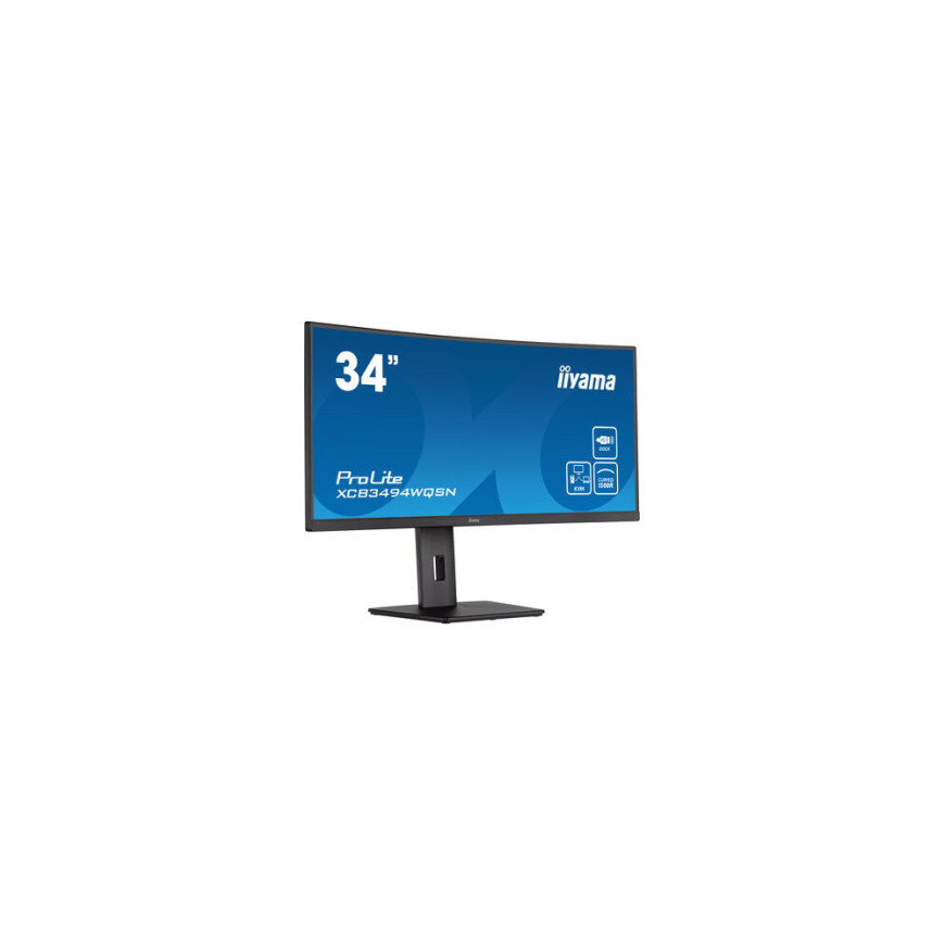 Iiyama prolite XCB3494WQSN-B5 LED display 86,4 CM (34") 3440 X 1440 pixels ultrawide quad HD noir (XCB3494WQSN-B5)