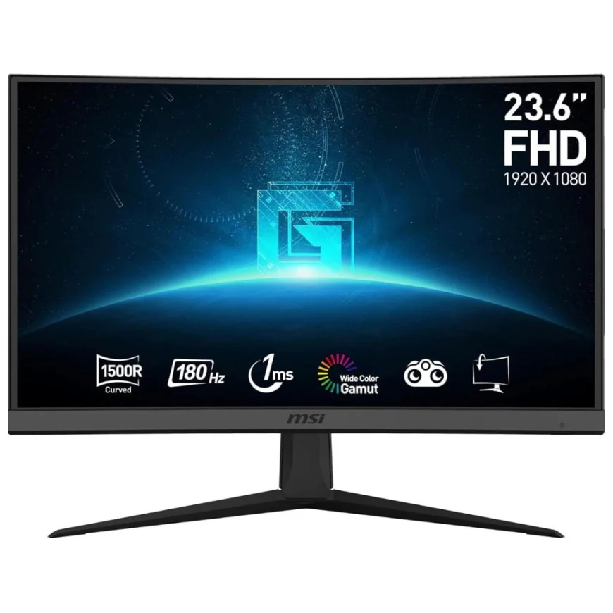 ÉCRAN INCURVÉ GAMING 24" FULL HD MSI G24C6 E2 (9S6-3BA01T-058)