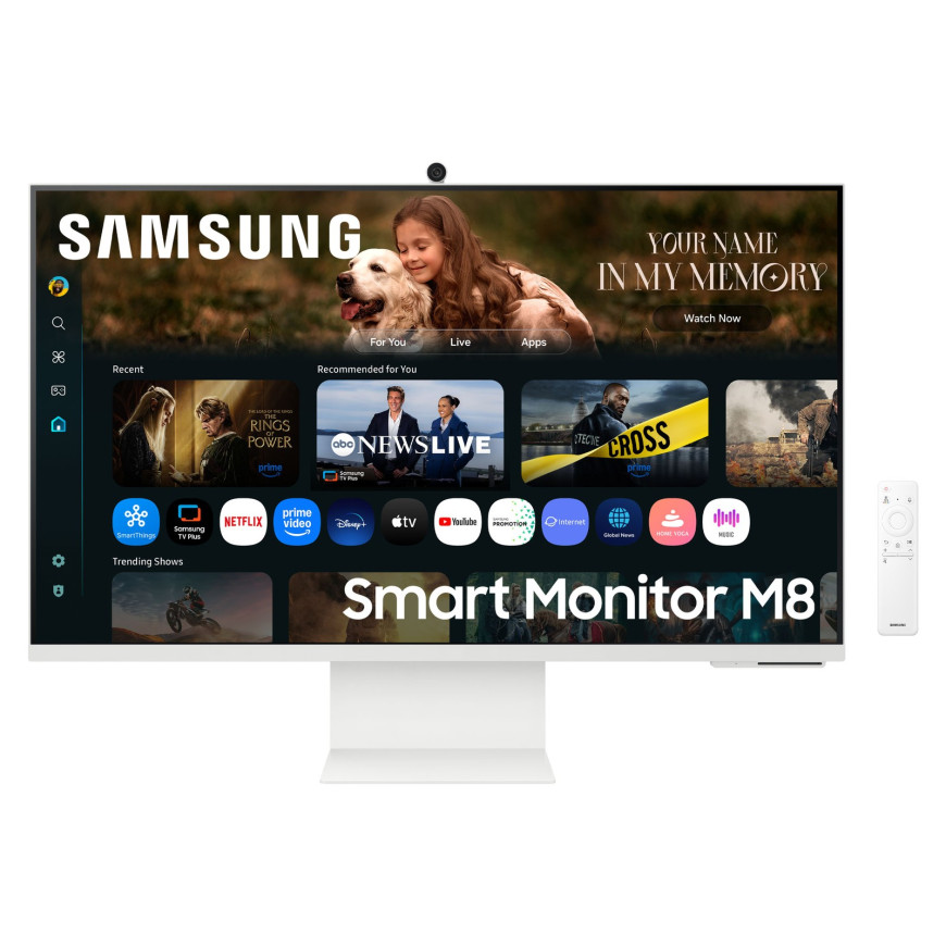 Écran Smart AI 32" Samsung M8 M80F UHD 4K avec camera (LS32FM801UUXEN)