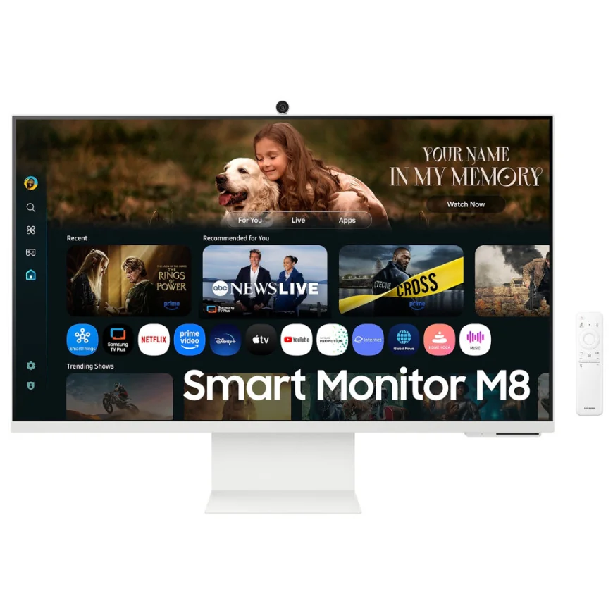 ÉCRAN SMART AI 32" SAMSUNG M8 M80F UHD 4K AVEC CAMERA (LS32FM801UUXEN)