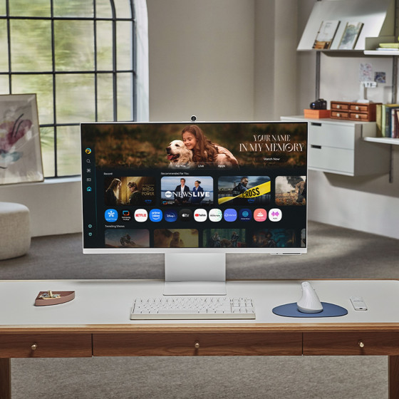Écran Smart AI 32" Samsung M8 M80F UHD 4K avec camera (LS32FM801UUXEN)
