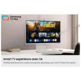  ÉCRAN SMART AI 32" SAMSUNG M8 M80F UHD 4K AVEC CAMERA (LS32FM801UUXEN)