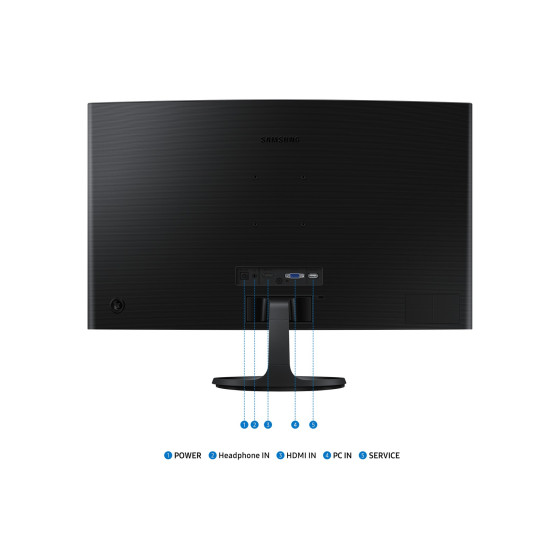 Écran 27" incurvé Gaming Full HD Samsung Essential S3 S36GD (LS27D360GAUXEN)