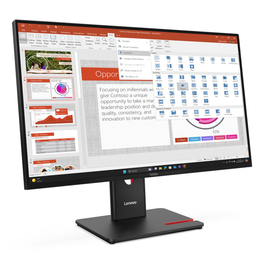 Écran plat 27" Lenovo ThinkVision T27-40 (64A5MAT6EU)