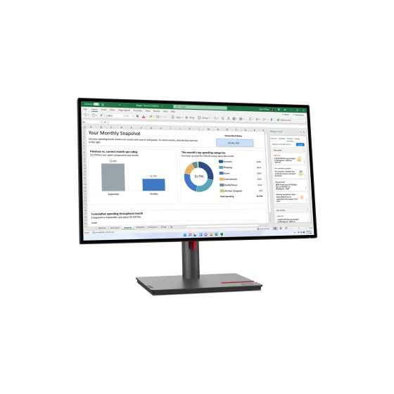 Écran plat 27" Lenovo ThinkVision P27H-30 (63A1GAT1EU)