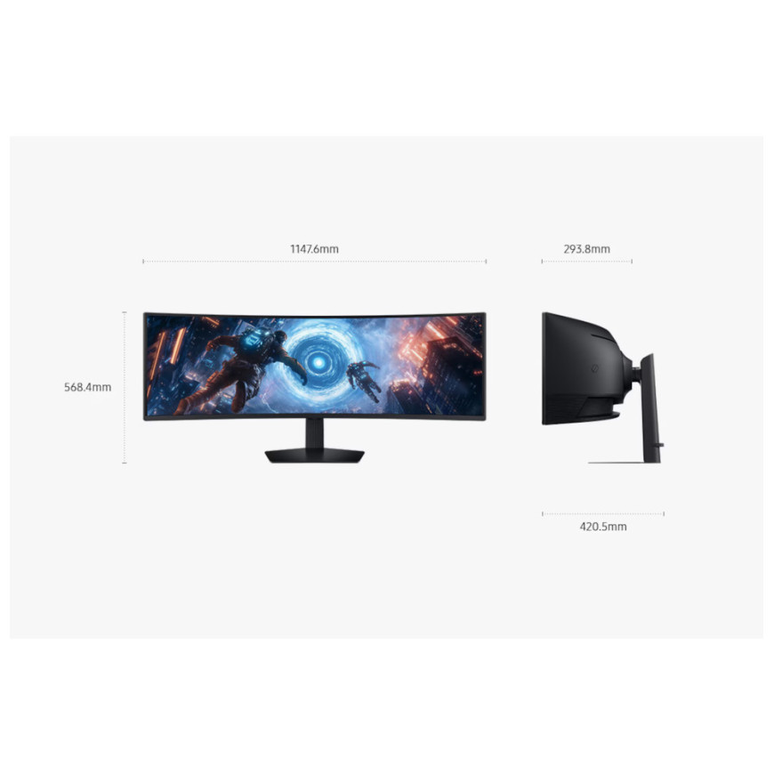 Écran 49" dqhd incurvé Gaming Samsung Odyssey G9 G91F (LS49FG910EUXEN)