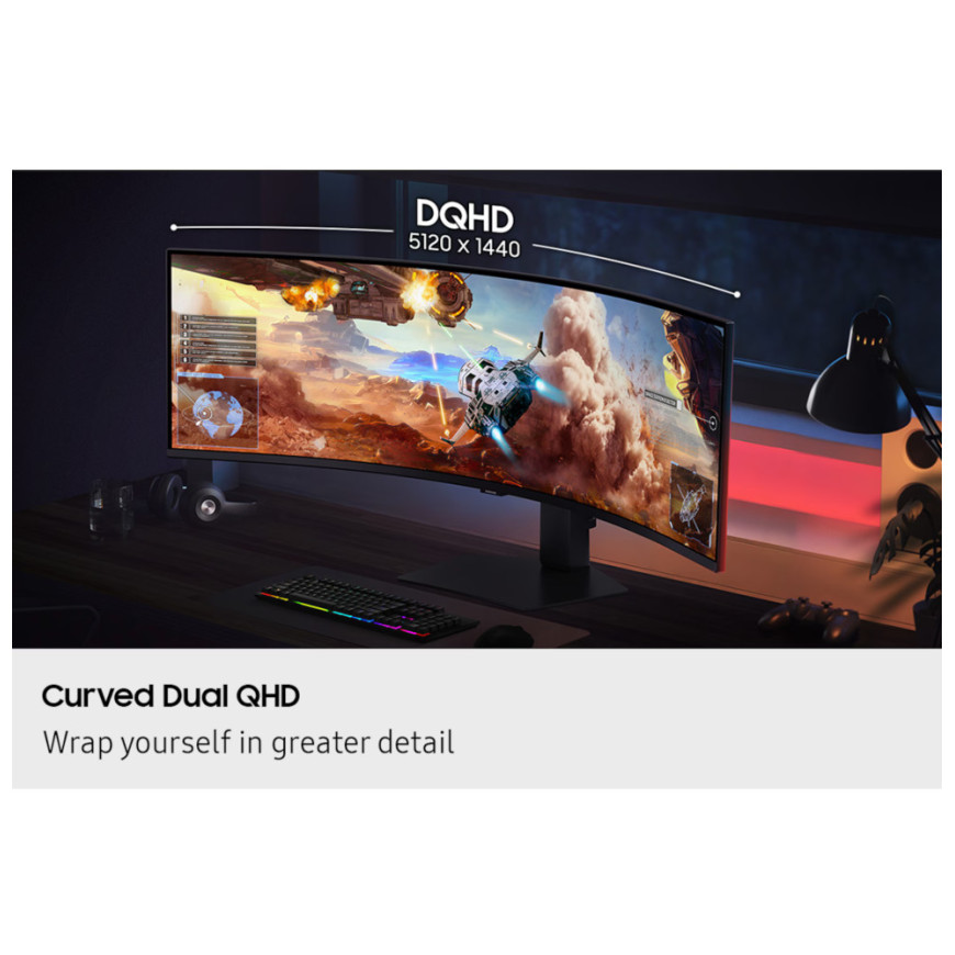 Écran 49" dqhd incurvé Gaming Samsung Odyssey G9 G91F (LS49FG910EUXEN)