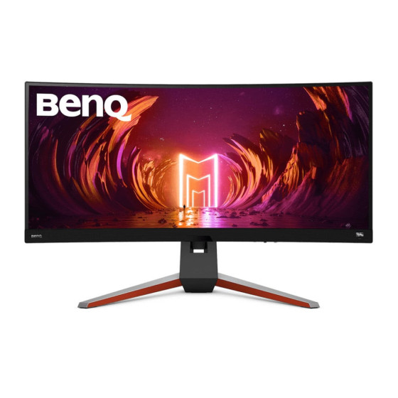 Écran plat de PC BenQ EX3415R 86,4 CM (34") 3440 X 1440 pixels ultrawide quad HD LED noir, gris (9H.LK2LJ.TBE)