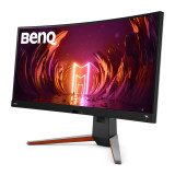 Écran plat de PC BenQ EX3415R 86,4 CM (34") 3440 X 1440 pixels ultrawide quad HD LED noir, gris (9H.LK2LJ.TBE)