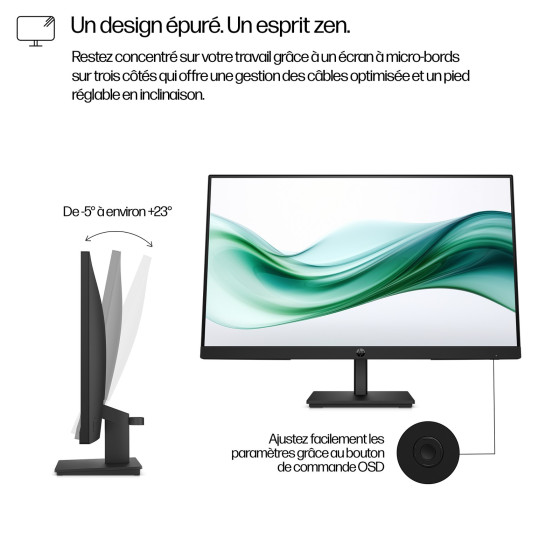 Écran 24" Full HD HP S3 Pro 324PV (9U5C1AA)