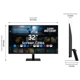  ÉCRAN INTELLIGENT 32 " SAMSUNG VISION AI M7 M70F UHD 4K (LS32FM700UUXEN)