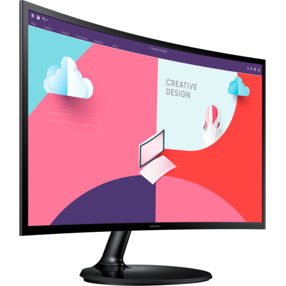 Écran incurvé 24" Samsung Essential curved monitor S3 (LS24C360EAMXZN)