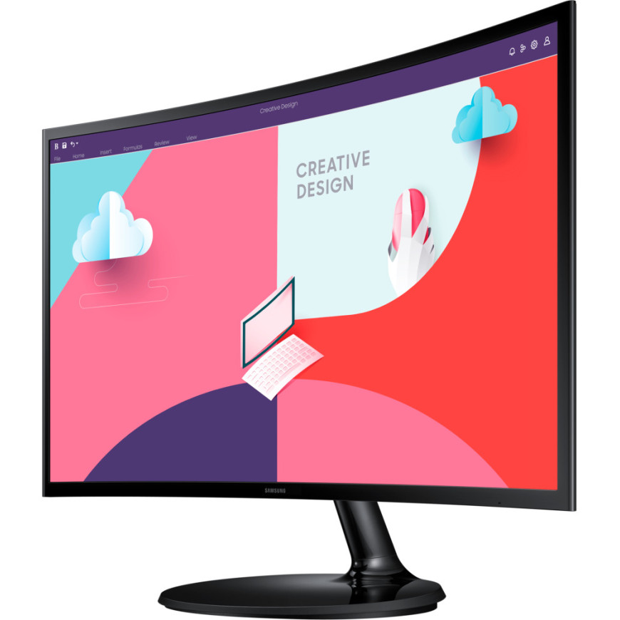 Écran incurvé 24" Samsung Essential curved monitor S3 (LS24C360EAMXZN)
