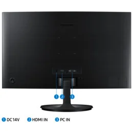  ÉCRAN INCURVÉ 24"&nbsp;SAMSUNG ESSENTIAL CURVED MONITOR S3 (LS24C360EAMXZN)