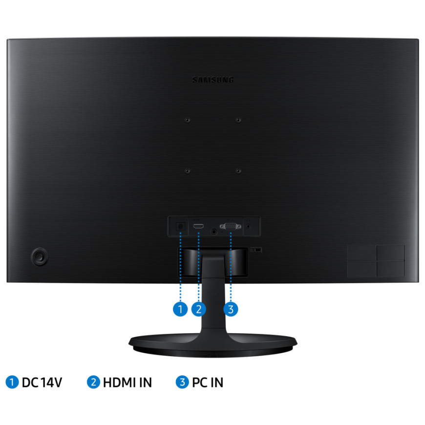 Écran incurvé 24" Samsung Essential curved monitor S3 (LS24C360EAMXZN)