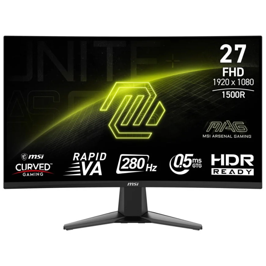 ÉCRAN INCURVÉ GAMING 27" FULL HD MSI MAG 276CXF (9S6-3CE01M-014)