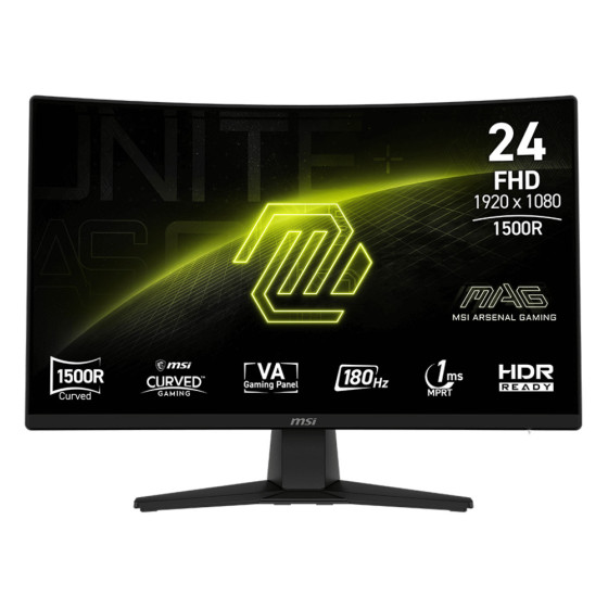 Écran incurvé Gaming 24" Full HD MSI mag 242C (9S6-3BC31T-001)