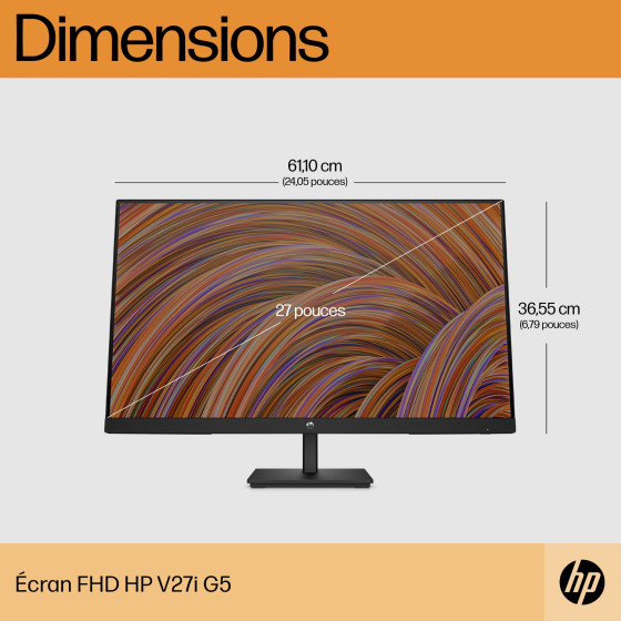 Écran HP FHD V27I G5 écran FHD HP V27I G5 (65P64AA)