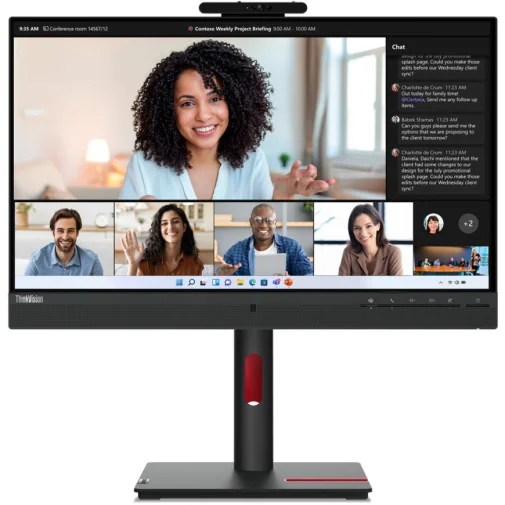 ÉCRAN 23,8" FULL HD LENOVO&nbsp;THINKVISION&nbsp;T24MV-30 AVEC&nbsp;WEBCAM (63D7UAT3EU) - Ecrans de PC - Rightech - le bon choix