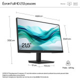 Écran 21.5" Full HD HP S3 Pro 322PF (9U5B0AS)