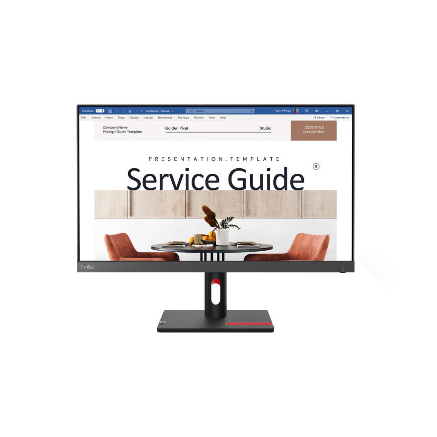 Écran 23,8" Full HD Lenovo ThinkVision S24I-30 (63DEKAT3EU)