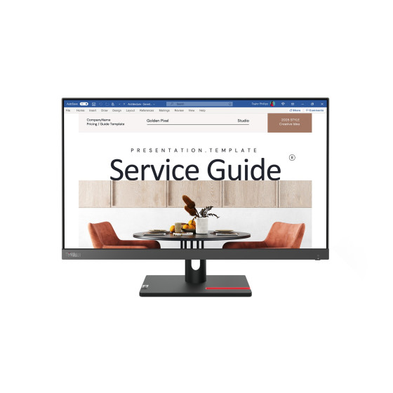Écran 23,8" Full HD Lenovo ThinkVision S24I-30 (63DEKAT3EU)