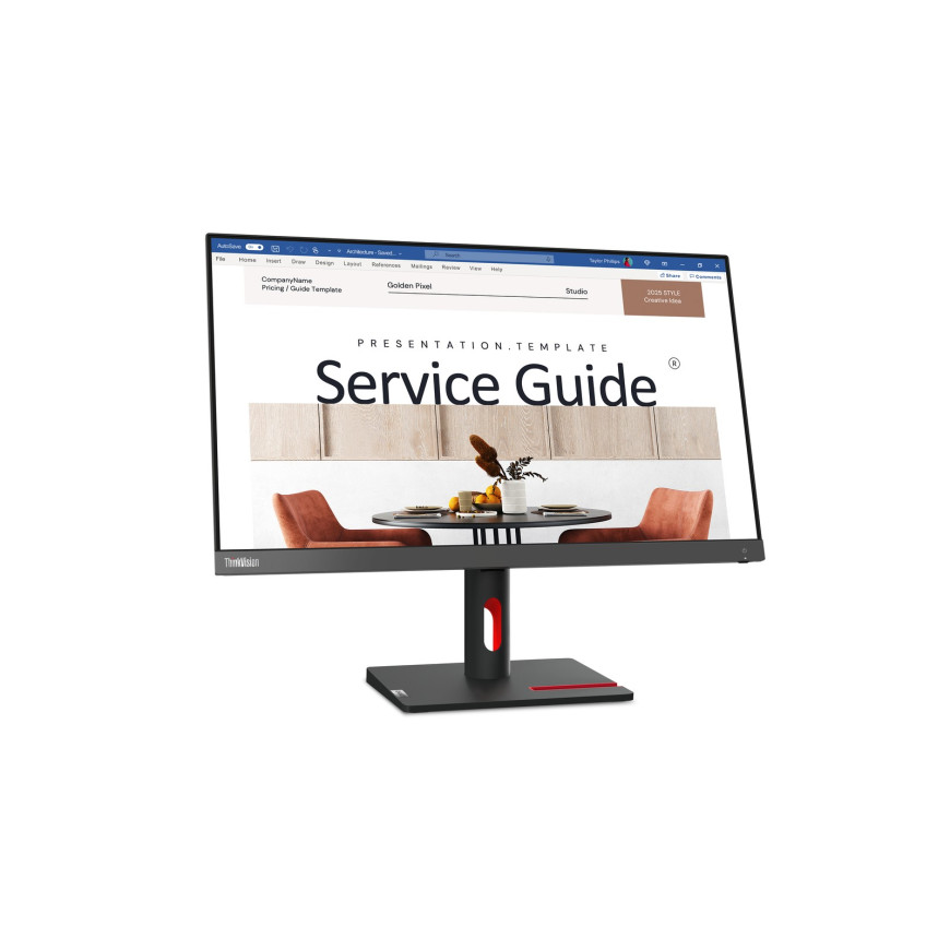Écran 23,8" Full HD Lenovo ThinkVision S24I-30 (63DEKAT3EU)