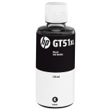 Bouteille d'encre HP GT51XL noir - grande capacité HP d'origine (X4E40AE)