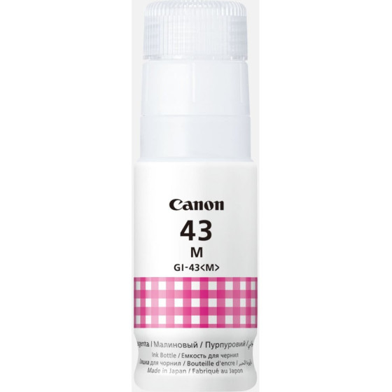 Bouteille d'encre Canon GI-43M magenta - Canon d'origine (4680C001AA)