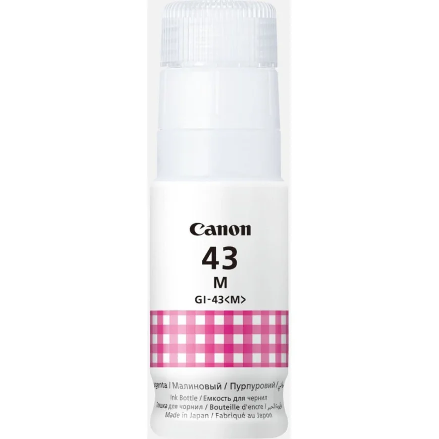 CANON GI-43M MAGENTA - BOUTEILLE D'ENCRE CANON D'ORIGINE (4680C001AA)