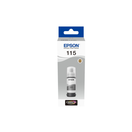 Bouteille d'encre Epson 115 gris - Epson EcoTank d'origine (C13T07D54A)