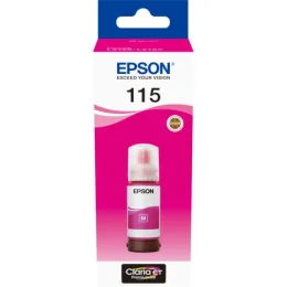 EPSON 115 MAGENTA - BOUTEILLE D'ENCRE EPSON ECOTANK D'ORIGINE (C13T07D34A)