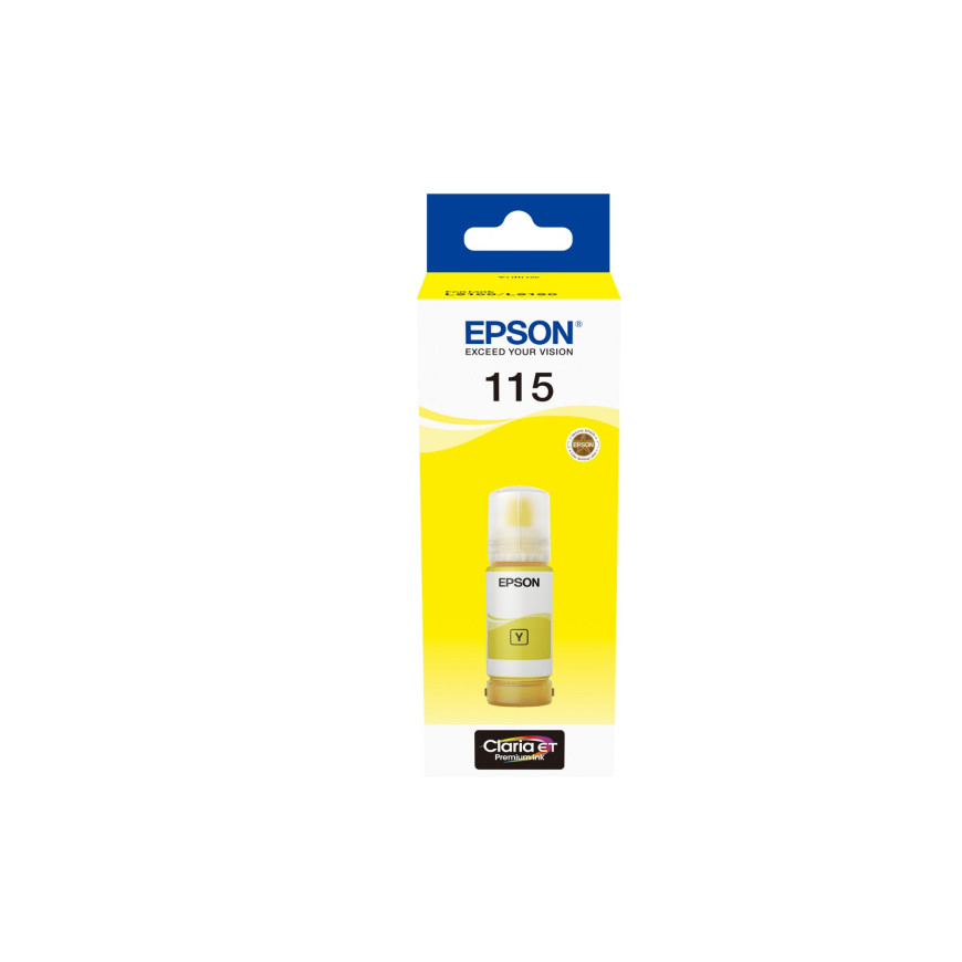 Bouteille d'encre Epson 115 jaune - Epson EcoTank d'origine (C13T07D44A)