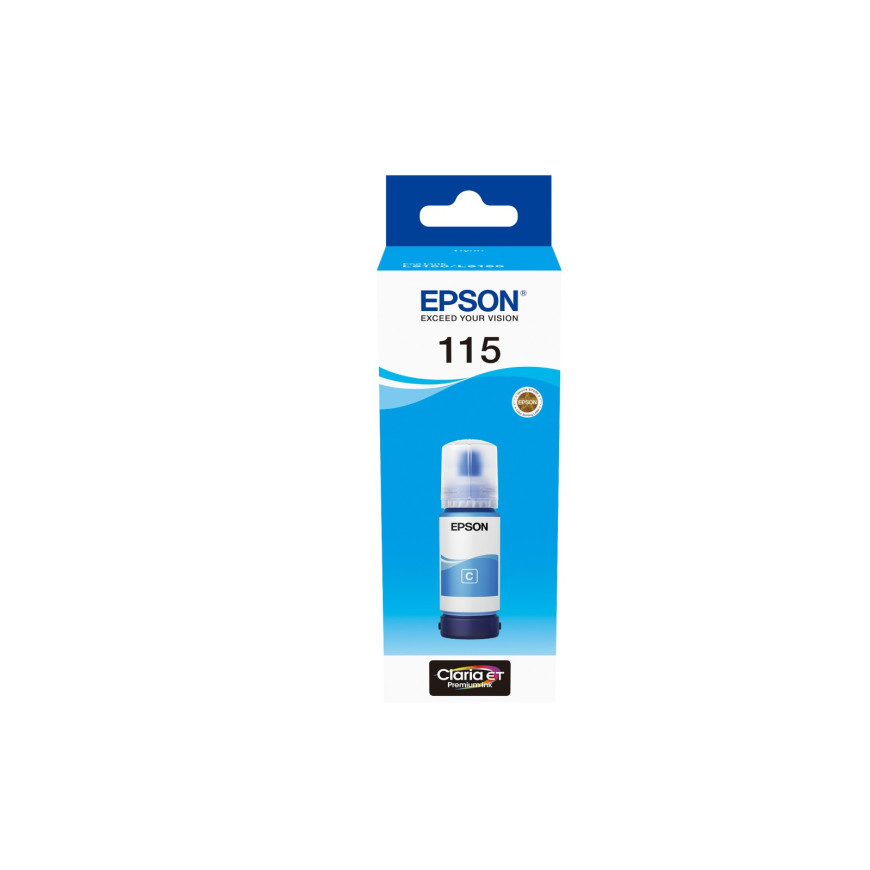 Bouteille d'encre Epson 115 cyan - Epson EcoTank d'origine (C13T07D24A)