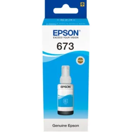 EPSON 673 C (T6732) CYAN - BOUTEILLE D'ENCRE EPSON D'ORIGINE (C13T67324A)