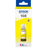 Bouteille d'encre Epson 108 jaune - Epson EcoTank d'origine (C13T09C44A)