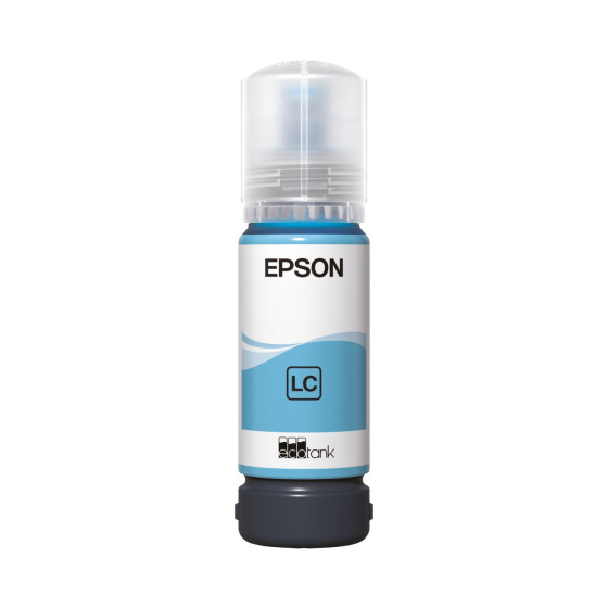 Bouteille d'encre Epson 108 cyan clair - Epson EcoTank d'origine (C13T09C54A)