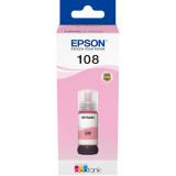 Bouteille d'encre Epson 108 magenta clair - Epson EcoTank d'origine (C13T09C64A)