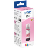 Bouteille d'encre Epson 108 magenta clair - Epson EcoTank d'origine (C13T09C64A)