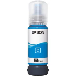EPSON 108 CYAN - BOUTEILLE D'ENCRE EPSON ECOTANK D'ORIGINE (C13T09C24A)